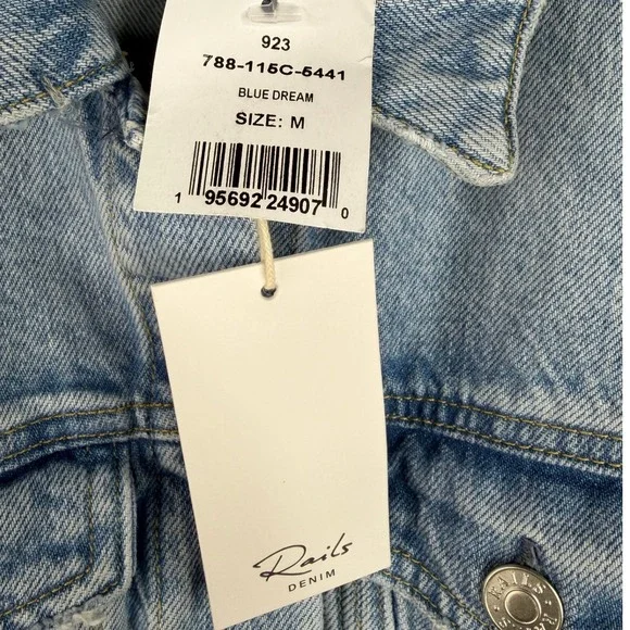 New Rails Wilshire Denim Button Up Dress size‎ Medium Blue - Picture 4 of 7